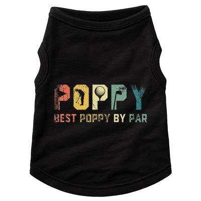 Best Poppy By Par Fathers Day Gift Golf Golfer Doggie Tank