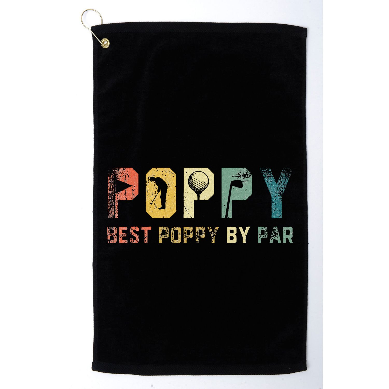Best Poppy By Par Fathers Day Gift Golf Golfer Golf Towel