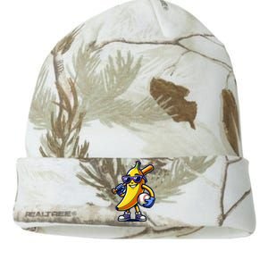 Banana Playing Baseball Fruit Lover Baseball Player Kati Licensed 12" Camo Beanie