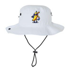 Banana Playing Baseball Fruit Lover Baseball Player Legacy Cool Fit Booney Bucket Hat