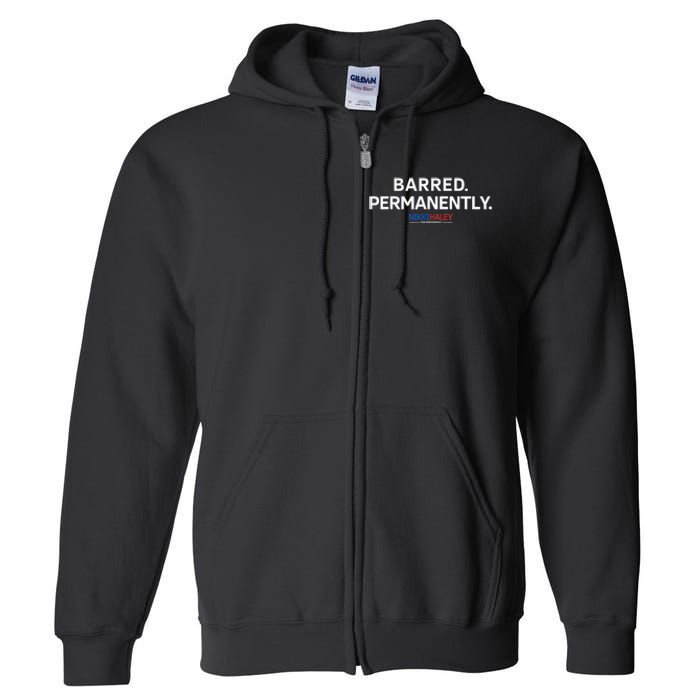 Barred Permanently Full Zip Hoodie