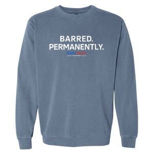 Barred Permanently Garment-Dyed Sweatshirt