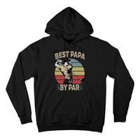 Best Papa By Par Family Golfer Golf Lover Golfing Hoodie