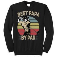 Best Papa By Par Family Golfer Golf Lover Golfing Sweatshirt