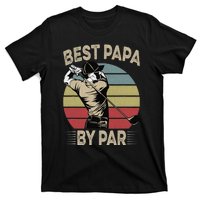 Best Papa By Par Family Golfer Golf Lover Golfing T-Shirt