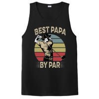 Best Papa By Par Family Golfer Golf Lover Golfing PosiCharge Competitor Tank