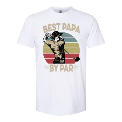 Best Papa By Par Family Golfer Golf Lover Golfing Softstyle CVC T-Shirt