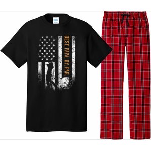 Best Papa By Par Golfing Gifts Papa FatherS Day Golf Pajama Set