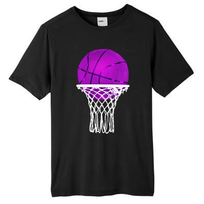 Basketball Purple Bball Sport Lover Gift Gift Tall Fusion ChromaSoft Performance T-Shirt