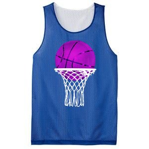 Basketball Purple Bball Sport Lover Gift Gift Mesh Reversible Basketball Jersey Tank