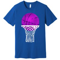 Basketball Purple Bball Sport Lover Gift Gift Premium T-Shirt