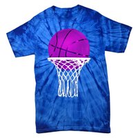 Basketball Purple Bball Sport Lover Gift Gift Tie-Dye T-Shirt