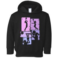 Basketball Player Bball Coach Fan Baller Sports Toddler Hoodie