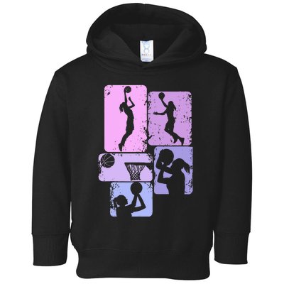 Basketball Player Bball Coach Fan Baller Sports Toddler Hoodie