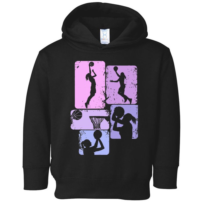 Basketball Player Bball Coach Fan Baller Sports Toddler Hoodie