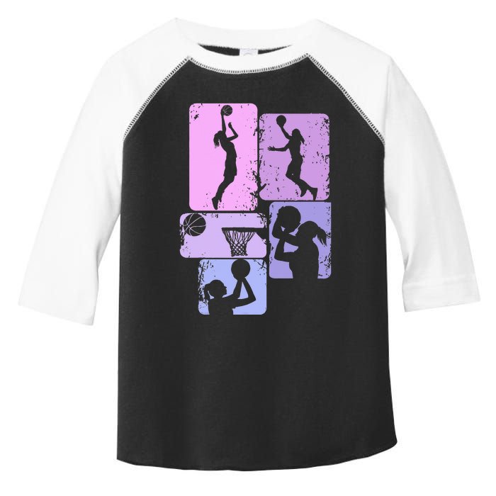 Basketball Player Bball Coach Fan Baller Sports Toddler Fine Jersey T-Shirt