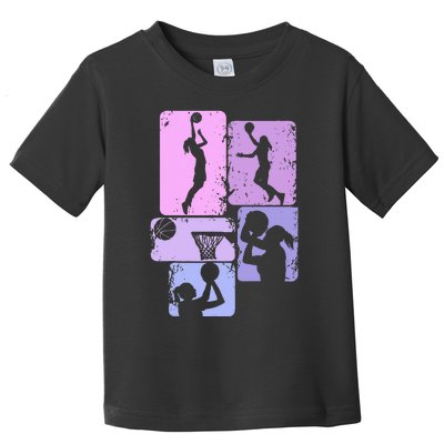 Basketball Player Bball Coach Fan Baller Sports Toddler T-Shirt