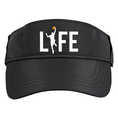 Basketball Player Ball is Life Gifts for Basketball Lover Adult Drive Performance Visor