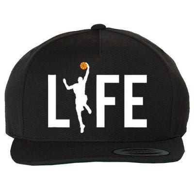 Basketball Player Ball is Life Gifts for Basketball Lover Wool Snapback Cap