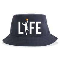 Basketball Player Ball is Life Gifts for Basketball Lover Sustainable Bucket Hat