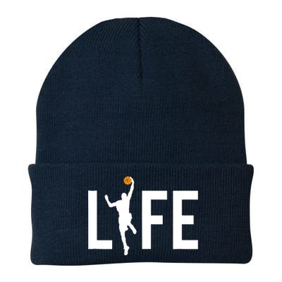 Basketball Player Ball is Life Gifts for Basketball Lover Knit Cap Winter Beanie