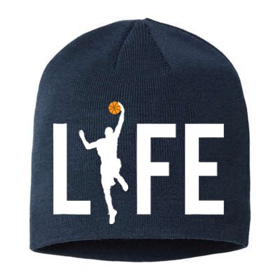 Basketball Player Ball is Life Gifts for Basketball Lover Sustainable Beanie