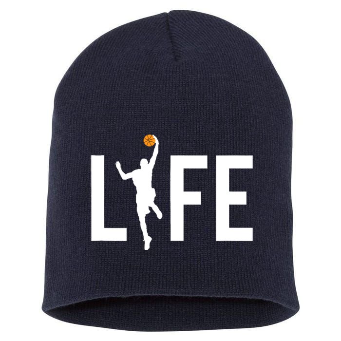 Basketball Player Ball is Life Gifts for Basketball Lover Short Acrylic Beanie