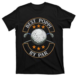 Best Poppi By Par Fathers Day Frisbee Disc Golf T-Shirt