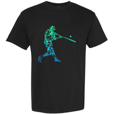 Baseball Player Batter Men Kids Garment-Dyed Heavyweight T-Shirt