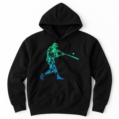 Baseball Player Batter Men Kids Hoodie