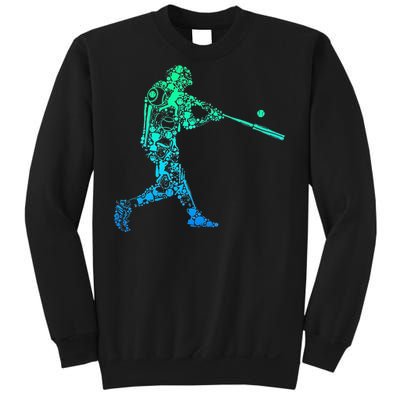 Baseball Player Batter Men Kids Sweatshirt