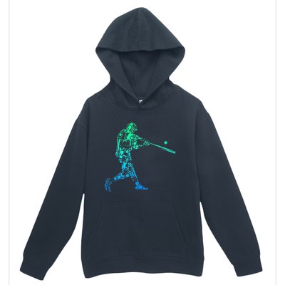 Baseball Player Batter Men Kids Urban Pullover Hoodie