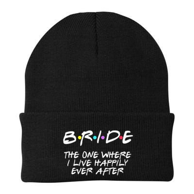 Bachelorette Party Bride The One Where I Live Happily Beanie