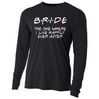 Bachelorette Party Bride The One Where I Live Happily Cooling Performance Long Sleeve Crew