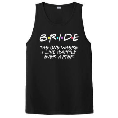 Bachelorette Party Bride The One Where I Live Happily PosiCharge Competitor Tank