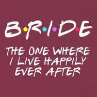Bachelorette Party Bride The One Where I Live Happily 16oz Travel Tumbler
