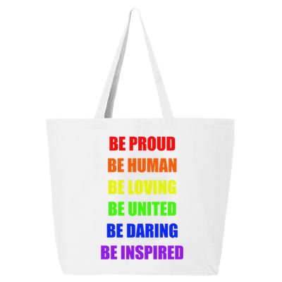 Be Proud Be Hu Be Loving Gift 25L Jumbo Tote