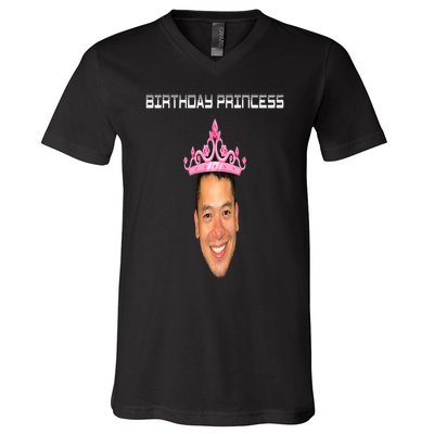 Birthday Princess V-Neck T-Shirt