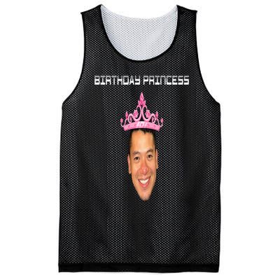 Birthday Princess Mesh Reversible Basketball Jersey Tank