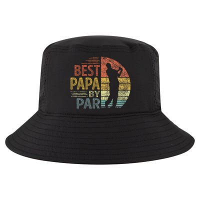 Best Papa By Par Fathers Day Golf Gift Grandpa Cool Comfort Performance Bucket Hat