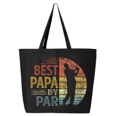 Best Papa By Par Fathers Day Golf Gift Grandpa 25L Jumbo Tote