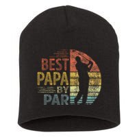 Best Papa By Par Fathers Day Golf Gift Grandpa Short Acrylic Beanie