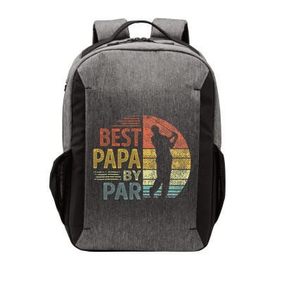 Best Papa By Par Fathers Day Golf Gift Grandpa Vector Backpack