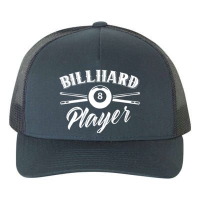 Billard Player Billiard Pool Lover Gift Yupoong Adult 5-Panel Trucker Hat