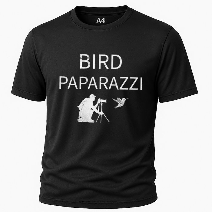 Bird Paparazzi Bird Photography Camera Bird Watcher Cooling Performance Crew T-Shirt
