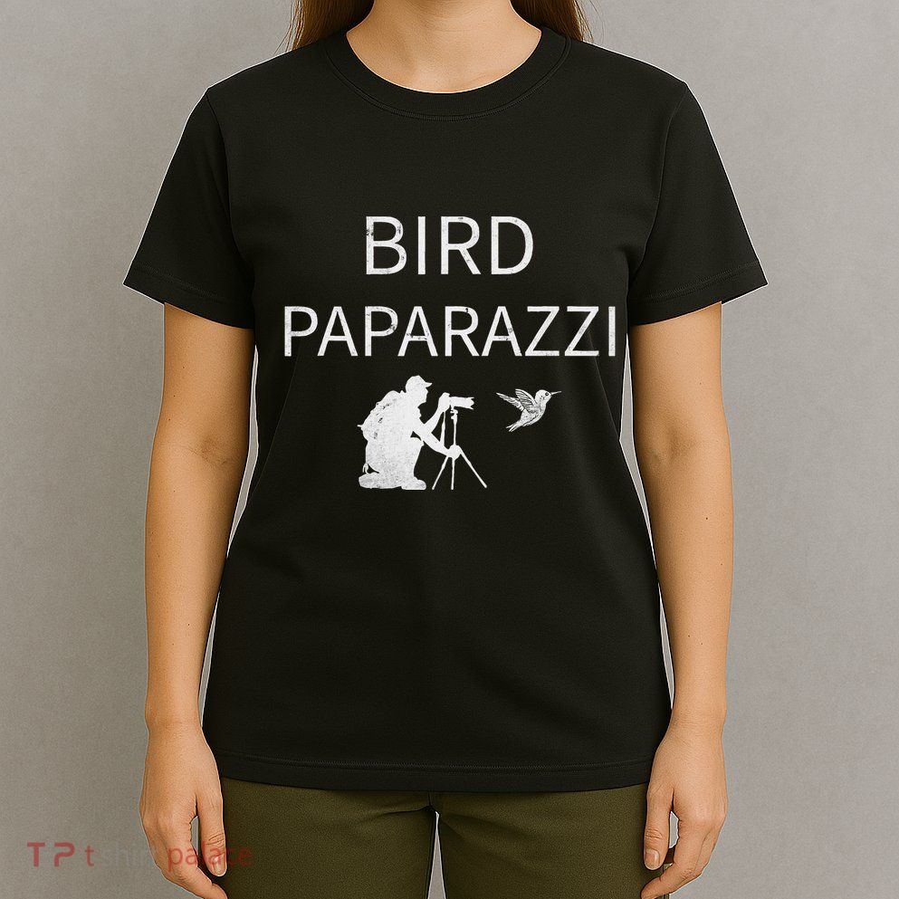 Bird Paparazzi Bird Photography Camera Bird Watcher T-Shirt