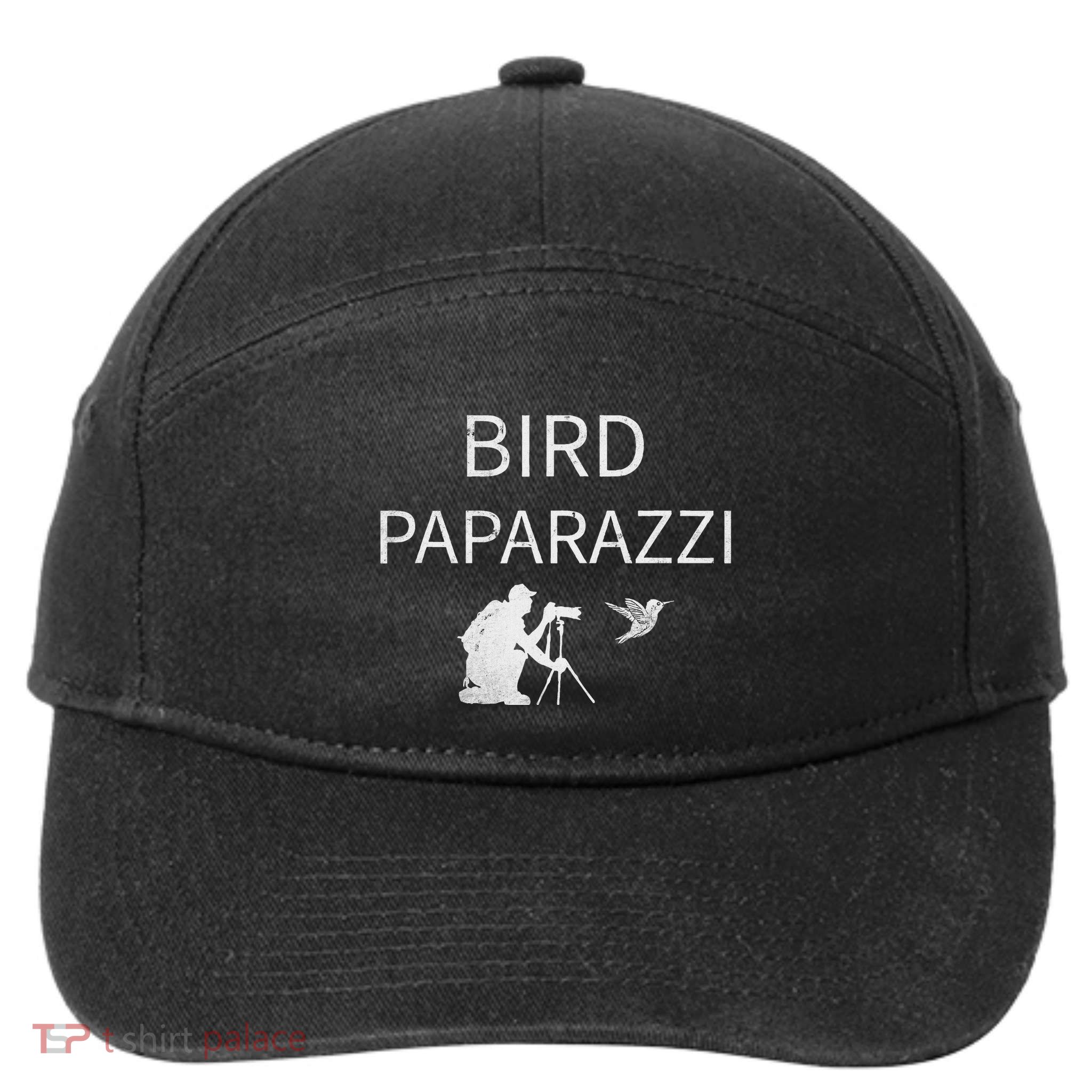 Bird Paparazzi Bird Photography Camera Bird Watcher 7-Panel Snapback Hat