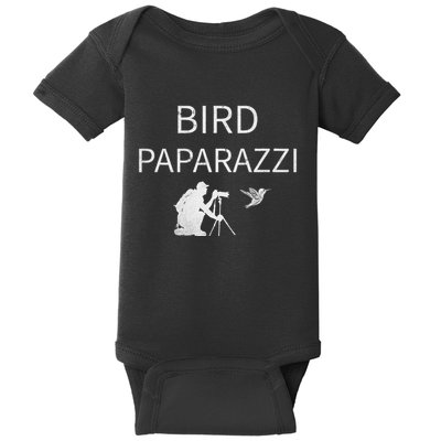 Bird Paparazzi Bird Photography Camera Bird Watcher Baby Bodysuit