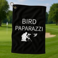 Bird Paparazzi Bird Photography Camera Bird Watcher Golf Towel