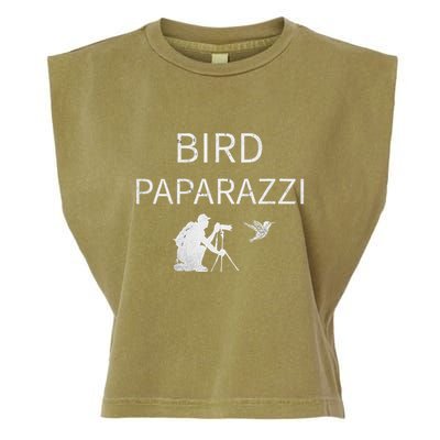 Bird Paparazzi Bird Photography Camera Bird Watcher Garment-Dyed Women's Muscle Tee